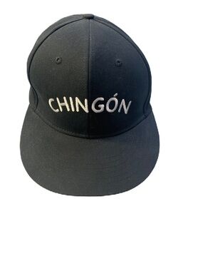 Chingon Snapback Hat Cap Adjustable Hats - Black. Quake City Caps. EC